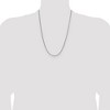 Chisel Stainless Steel Polished 2.2mm 24" Fancy Box Paperclip Link Chain Necklace - 4 of 4