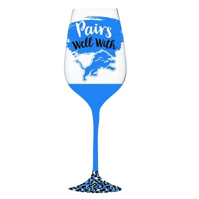 Detroit Lions, 17oz Boxed Stemware