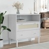 vidaXL SENJA Dresser Rattan Look Solid Wood Pine - 2 of 4