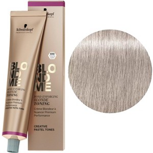 Schawarzkopf Blondme (ICE) BOND ENFORCING BLONDE TONING Toner - Ice, Haircolor Dye Hair Color Toning (ICE) - 1 of 3