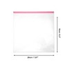 Unique Bargains Lightweight with Hole Clear Self Sealing Bags 100 Pcs - 4 of 4
