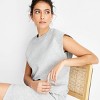 Women's Fleece Muscle Tank Top - Future Collective Heather Gray - 3 of 3