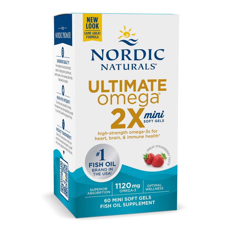Nordic Naturals Ultimate Omega 2x Mini Softgels - 60ct, 1 of 9