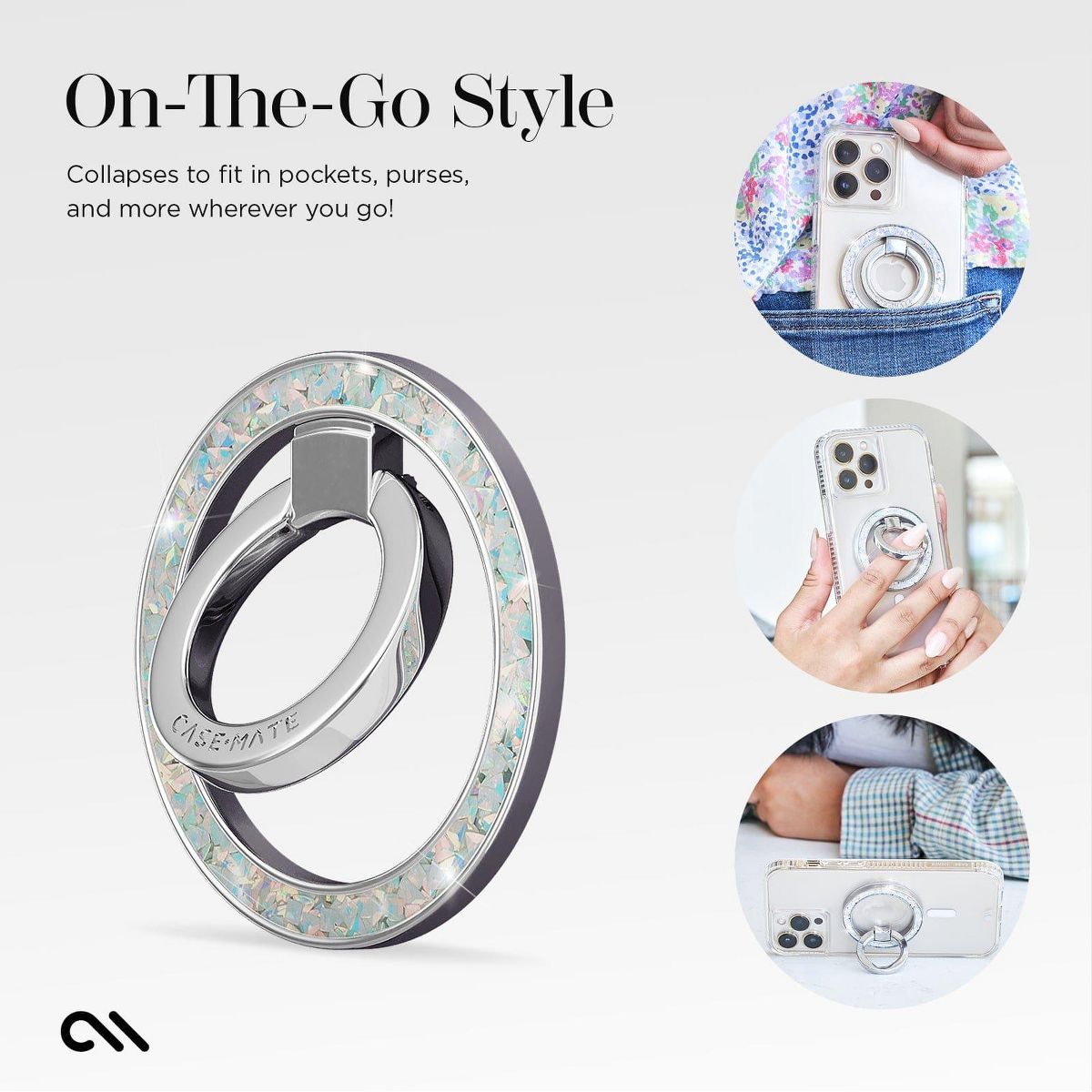 Case-Mate Magnetic Phone Grip Ring Stand - thumbnail 4