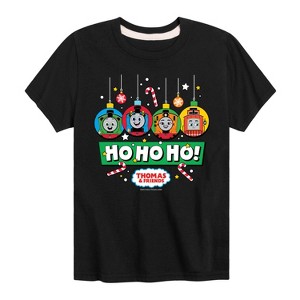 Boys' - Thomas & Friends - Christmas Ho Ho Ho Short Sleeve Graphic T-Shirt - 1 of 4