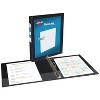 Avery Showcase 1" 3-Ring View Binders Slant Ring Black (19600) - 2 of 4
