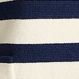 fresh ivory/navy breton stripe