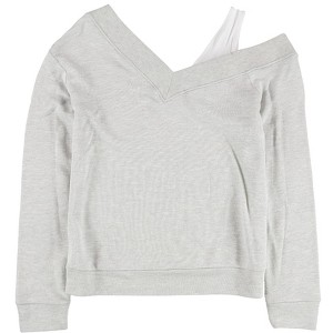 bar III Womens Asymmetrical Sweatshirt - 1 of 2