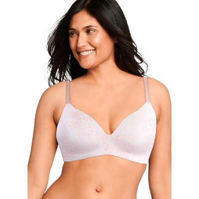 Jockey Women's Smooth & Sleek Supersoft Demi Coverage Wirefree T- 36B Earth  Rose