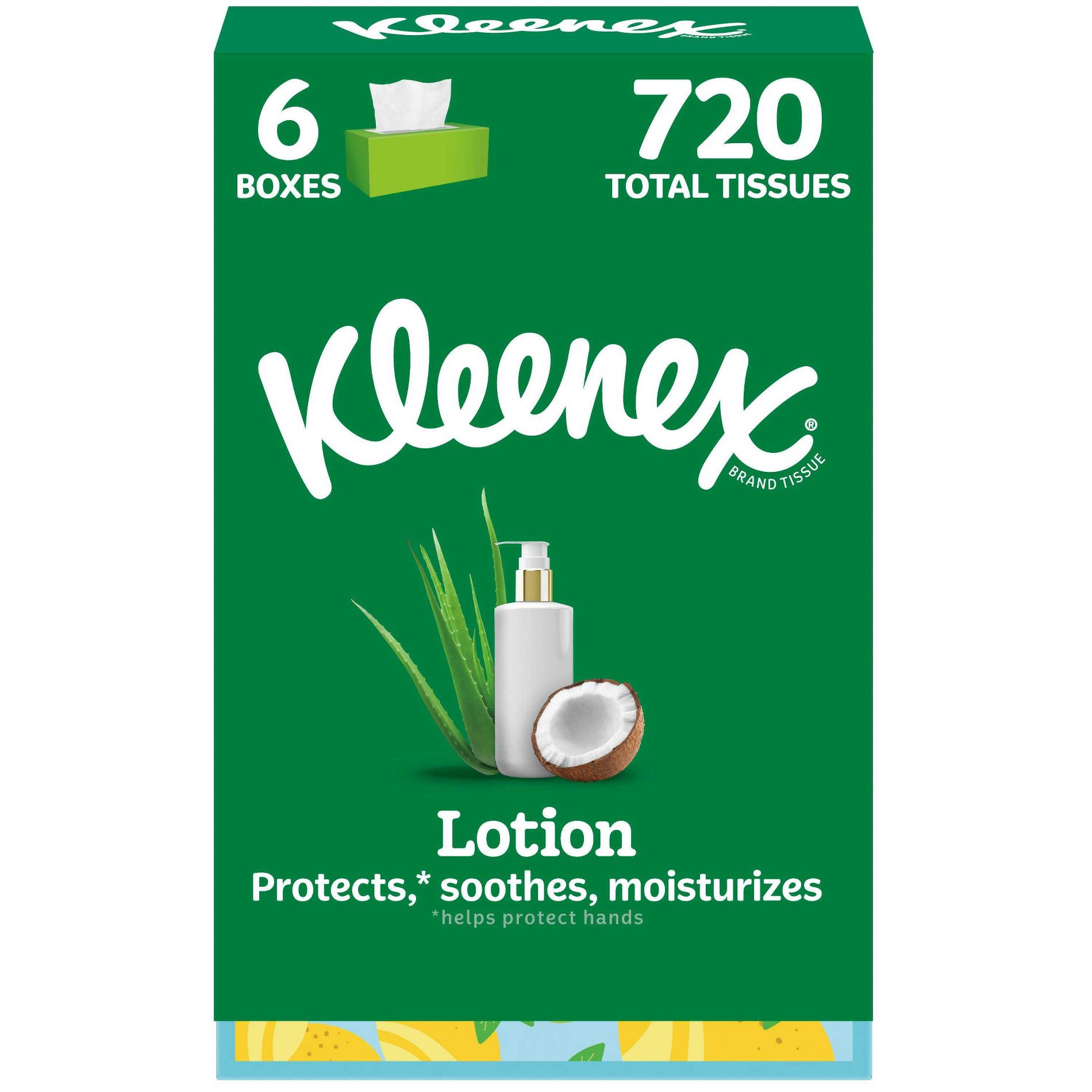 Kleenex Lotion 3-Ply Facial Tissue