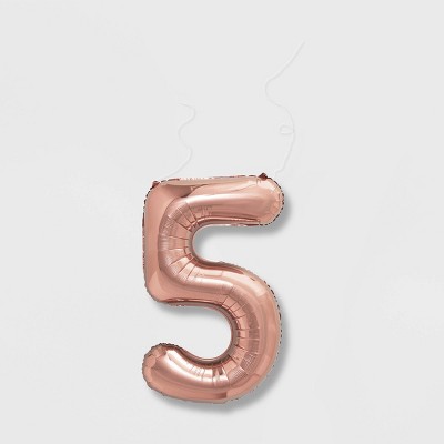 "5" Foil Balloon Rose Gold - Spritz™