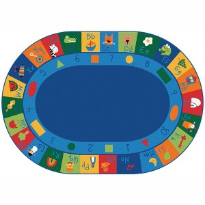 Carpets for Kids Learning Blocks Classroom Rug - 1 of 4