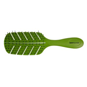 Bass Brushes BIO-FLEX Detangler Hair Brush Patented Pure Plant Handle Flexible Nylon Pins - 1 of 4