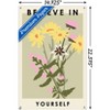 Trends International Botanical Believe In Yourself Unframed Wall Poster Print Clear Push Pins Bundle 14.725" x 22.375" - 3 of 4