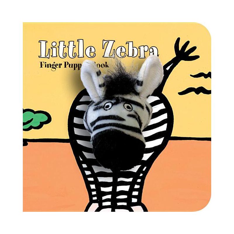 Little Zebra: Finger Puppet Book - (Little Finger Puppet Board Books) by  Chronicle Books & Imagebooks (Board Book), 1 of 2