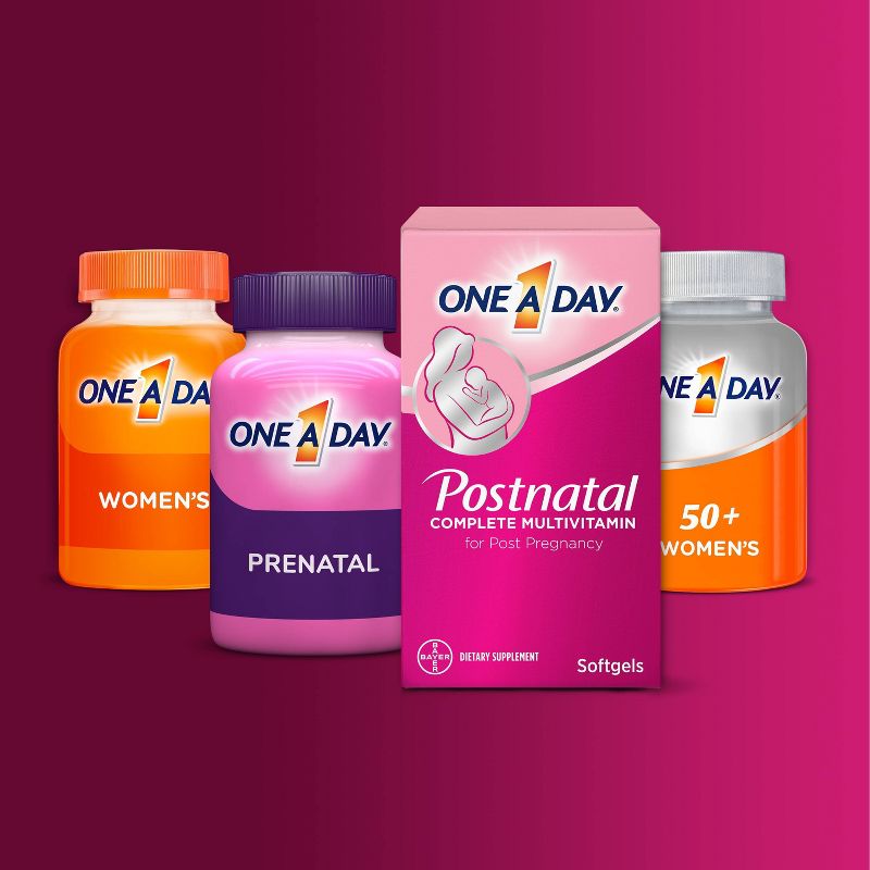 One A Day Women&#39;s Post Natal Vitamin Softgels - 60ct, 5 of 12