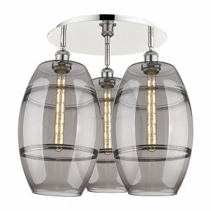 Vaz - 3 Light Flush Mount In Industrial Style-19.5 Inches Tall and 21.75 Inches Wide - 1 of 1
