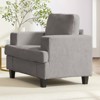 Mjkone 35" Width Chenille Fabric Armchair Sofa,Cloud Sleeper Comfy Upholstered Sectional Sofa Chair - 3 of 4