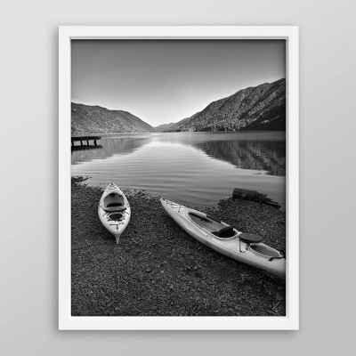 16X20 Inch Mount Finished Canvases, Black Frame, 16 X 20 Inch