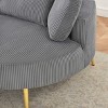 MYINDA 43'' Corduroy Single Comfortable Chair with Storage Ottoman, Suitable for Meeting Room, Living Room, Bedroom - 2 of 4