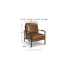 Signature Design by Ashley Contemporary Peacemaker Accent Chair  Brown - 3 of 4