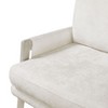 Sapphtopaz 1pc Modern Accent Chair Chenille Fabric Upholstery Lounge Chair with Cushion Seat Back, Living Room Chair Solid Wood Furniture - 2 of 4