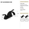 ChicFurnit Bathroom Sink Faucet Two Handle CUPC Certified Sleek Design for Modern Spaces, Black, 9.84"*7.09"*5.12" - 4 of 4