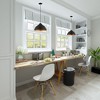 Livex Lighting Metal Shade 1 - Light Chandelier in  Brushed Aluminum - 2 of 2