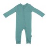 Larkspur Baby Zip Romper in Jade - 2 of 3
