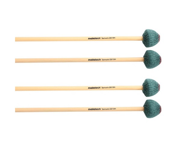 Malletech Samuels Vibraphone Mallets Set of 4 (2 Matched Pairs) Hard Heavy