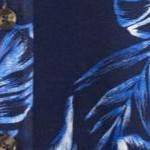 royal blue floral