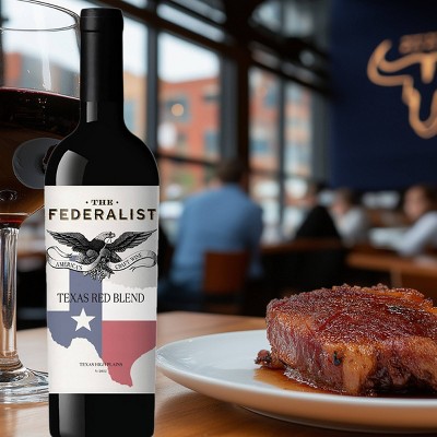 The Federalist Texas Red Blend Wine - 750ml Bottle