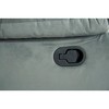 Velvet Manual Recliner Chair with Plush Armrest, Tufted Back, and Headrest - 3 of 4