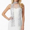 Unique Bargains Sequined Cut-Out Scarf 1 Pc - 3 of 4