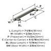 Amerock Bronx Cabinet or Drawer Pull - 4 of 4