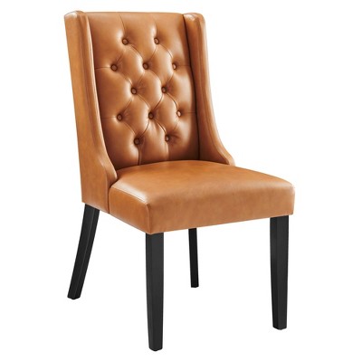 Modway Baronet Button Tufted Vegan Leather Dining Chair