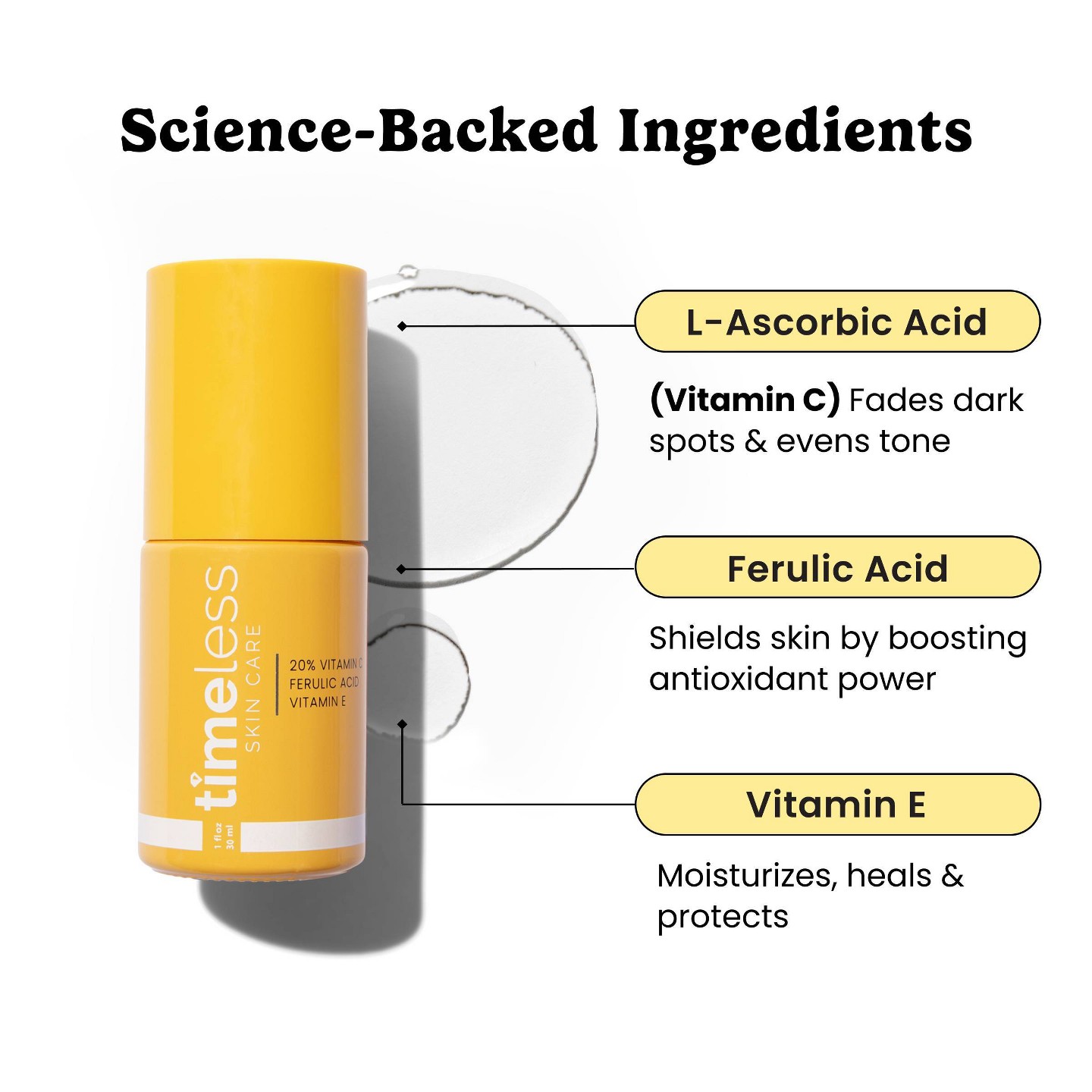 Сыворотка с витаминами C и E и феруловой кислотой Timeless Skin Care, 1 fl oz — фото 3