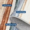 Acekool Striped Washable Rug 9x12 Non-Slip Low Pile for Living Room & Bedroom, Multi Color, - 3 of 4