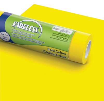 Fadeless Paper Roll, Canary, 48 Inches X 50 Feet : Target