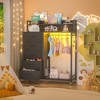 Aheaplus Dresser with 5 Fabric Drawers, Closet Storage - 2 of 4