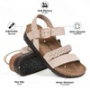Aerothotic - Quinn Comfortable Braided Leather Platform Sandals with Arch Support - 2 of 4