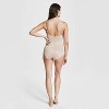 ASSETS by SPANX Women's Flawless Finish Shaping Micro Low Back Cupped Bodysuit Shapewear - 3 of 4