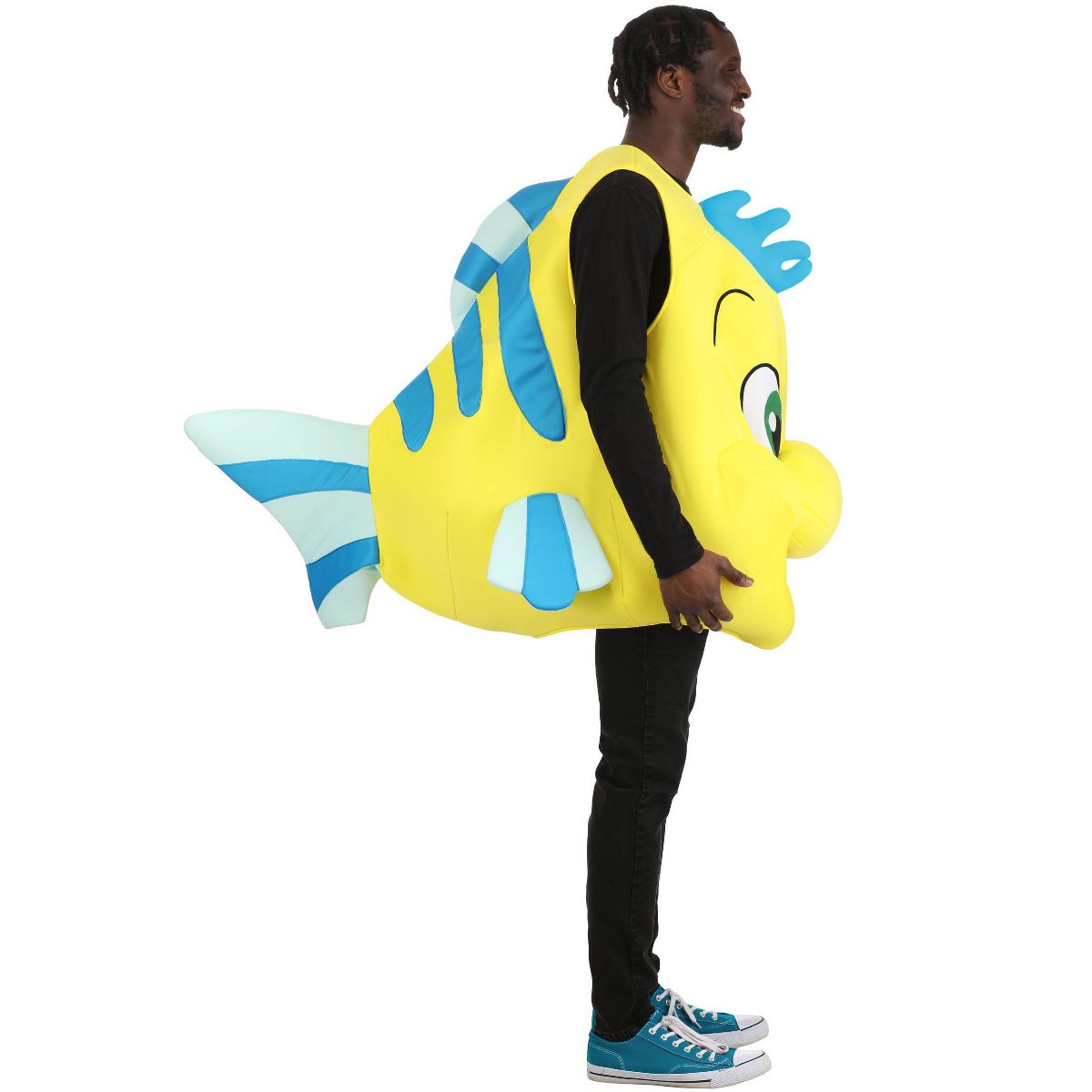 HalloweenCostumes.com Disney The Little Mermaid Adult Flounder Costume - thumbnail 7
