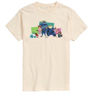 Men's - Zootopia - Nick, Judy, And Friends Short Sleeve Graphic T-Shirt - 1 of 4