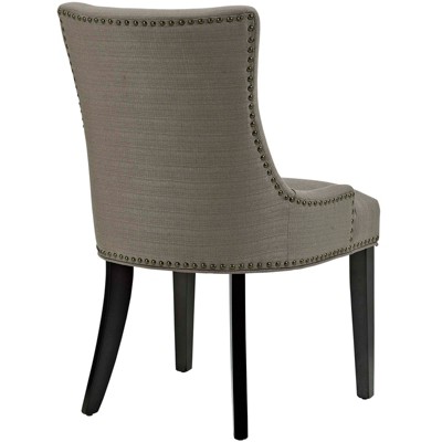 Granite Upholstered Parsons Side Chair with Wood Legs