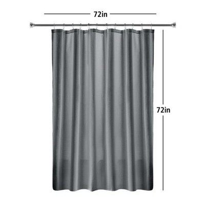 LunaLulinlk Eco-Friendly Waffle-Weave Fabric Shower Curtain