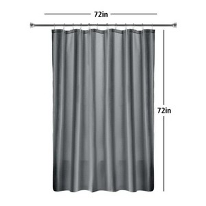 LunaLulinlk Eco-Friendly Waffle-Weave Fabric Shower Curtain - 1 of 4