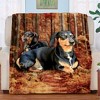Collections Etc Dog Breed Fleece Throw - 2 of 3
