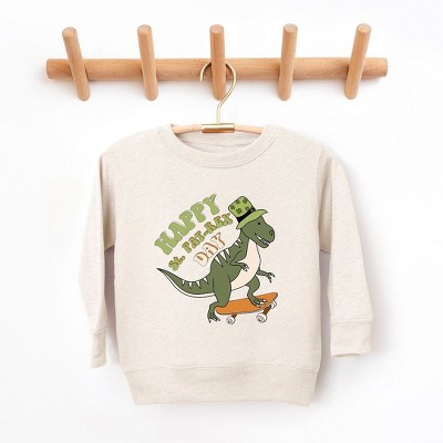 The Juniper Shop Happy St. Pat-Rex Day Youth Ultra-Soft Graphic Sweatshirt