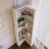PAGED Corner Bookshelf Modern Corner Bookcase with Open Shelf for Living Room, Home Office - 2 of 4